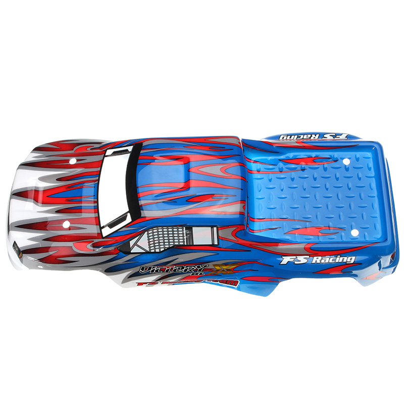 FS Racing 538551 Red & Blue RC Car Shell FS53692 1/10 RC Car Parts - Photo: 3