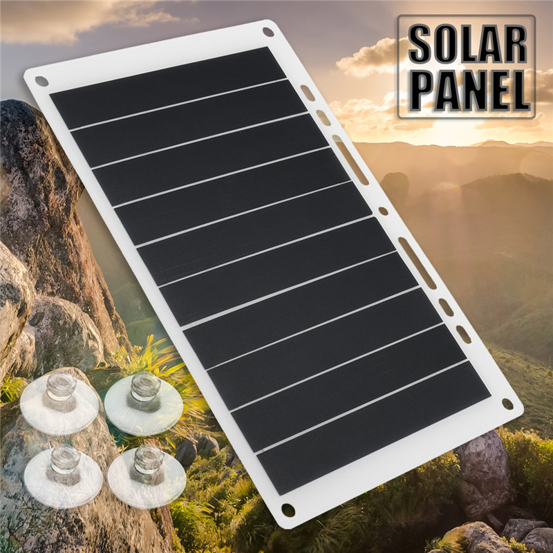 Ultra-thin 5V 10W 1.2A Monocrystalline Portable USB Solar Charging Board Solar Panel For Outdoor Mobile Phone 13