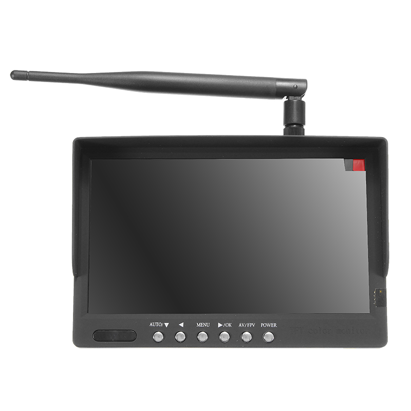 

5.8G 40CH FPV Monitor 7 Inch 16:9 4:3 TFT Display Auto Search Build in Battery