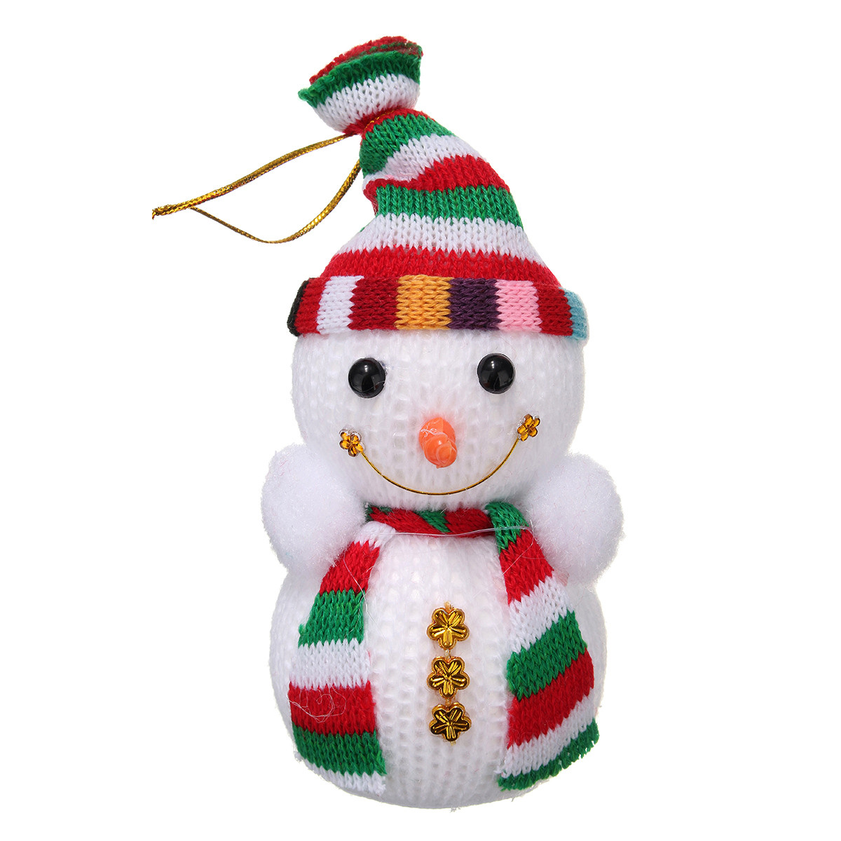 5Pcs Christmas Snowman Doll Xmas Festival Tree Hanging Ornament Decoration Gifts - Photo: 3