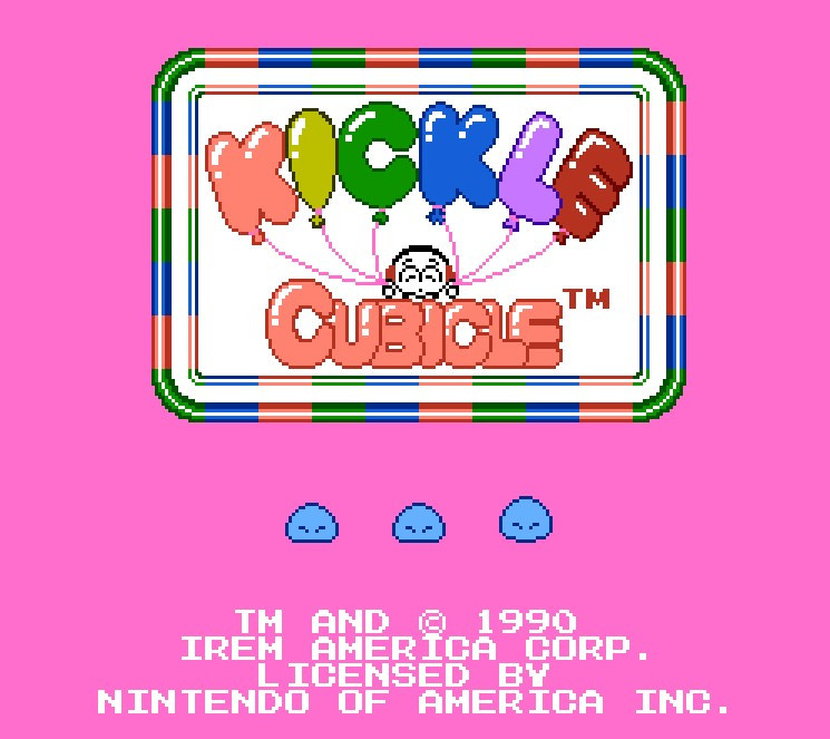 Kickle Cubicle 72 Pin 8 Bit Game Card Cartridge for NES Nintendo 7