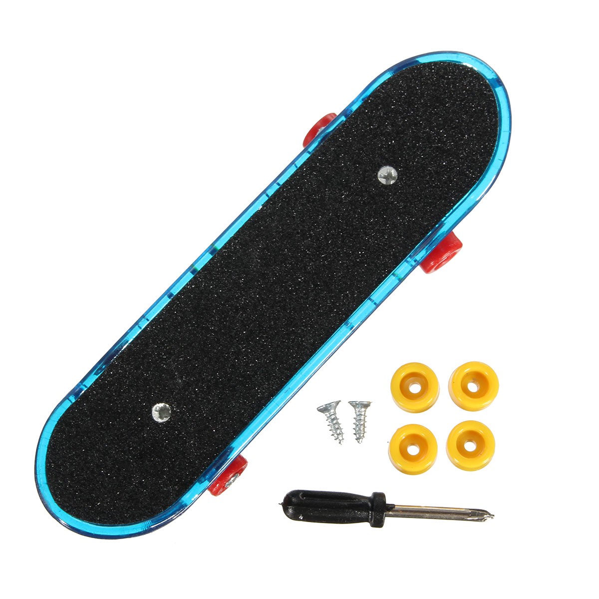 Plastic Mini LED Skateboard Toys Finger Board Plus Accessories Boy Children Gift - Photo: 6