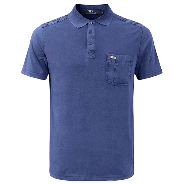 

Personalized Chest Pocket Summer POLO Shirt Men's Comfort Cotton Turn-down Collar T-shirt