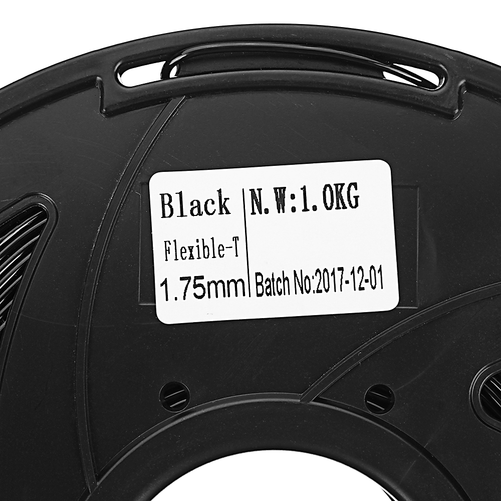 Creality 3D® 1.75mm 1KG/roll Black Color TPU Flexible Filament For 3D Printer/3D Pen/Reprap/Makerbot 41