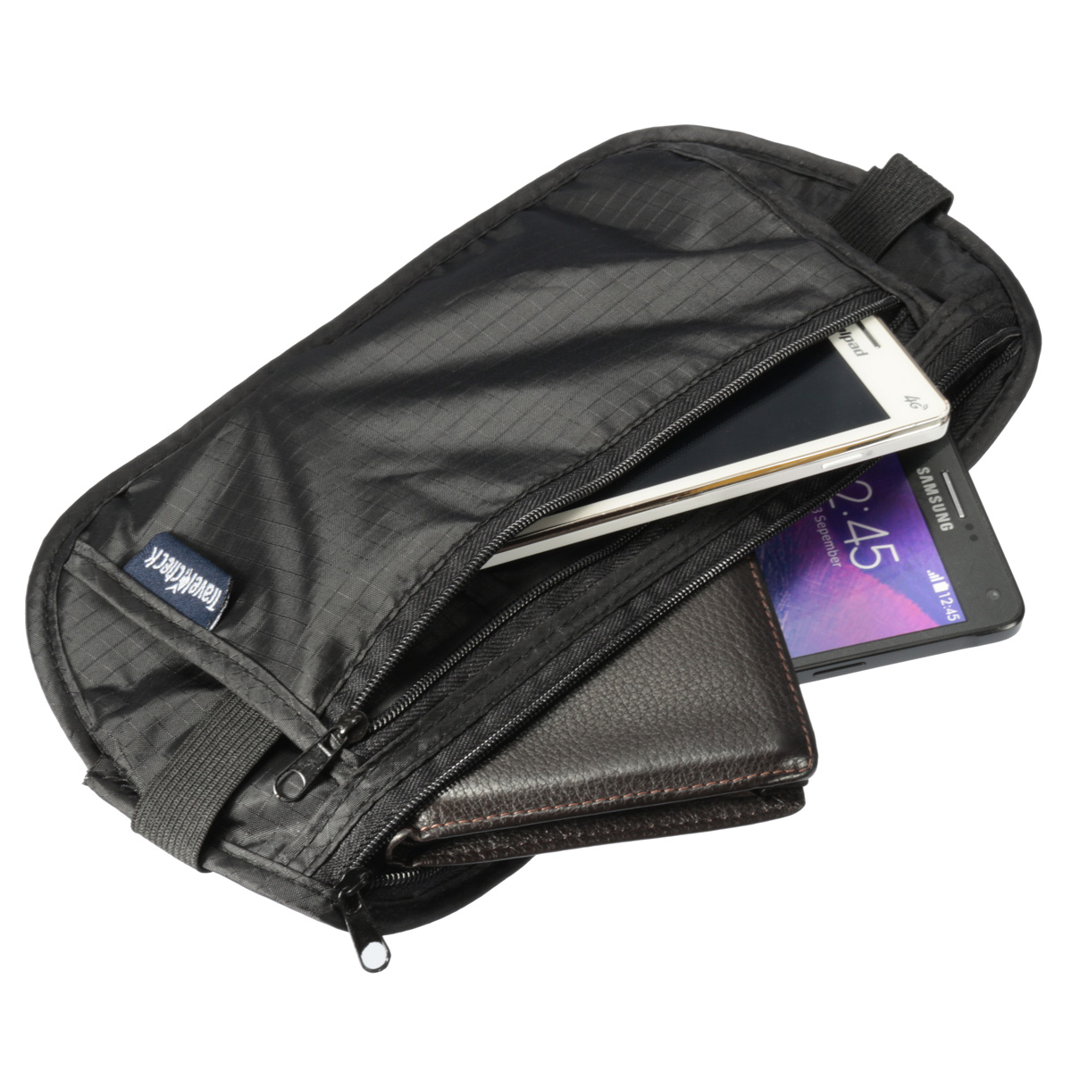 Universal Waterproof Waist Belt Zipped Wallet Pouch Phone Bag
