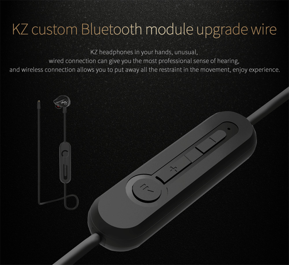 Original KZ ZS5 ZS6 ZS3 ZST Earphone Bluetooth 4.2 Upgrade Cable HIFI Dedicated Replacement Cable 12