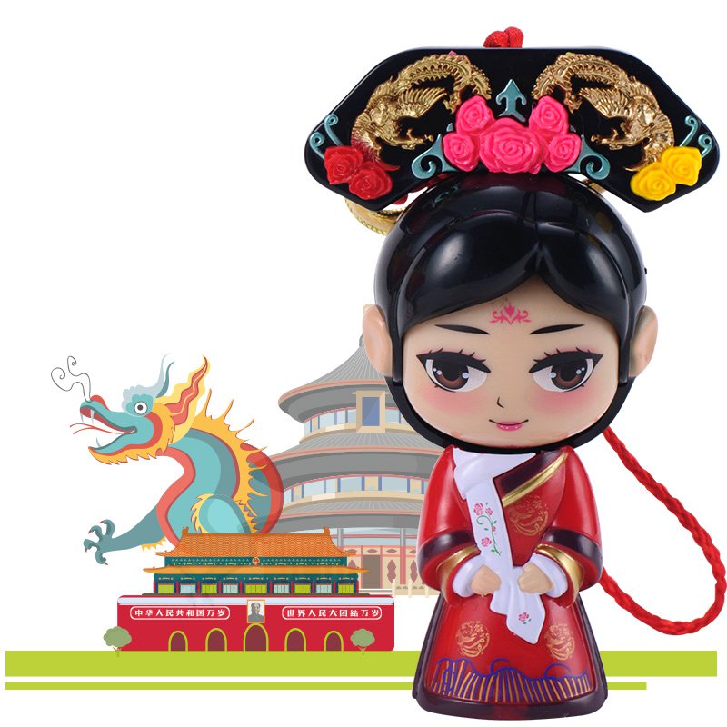 Chinese Forbidden City Queen Face Changing Doll Toys Gifts Car Decorat –  Electronic Pro