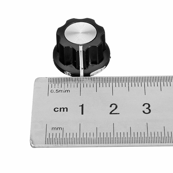 15pcs MF-A01 Bakelite Potentiometer Knob Cap Hat Diameter 20mm Bore Diameter 6.4mm For RV24YN WH118 36