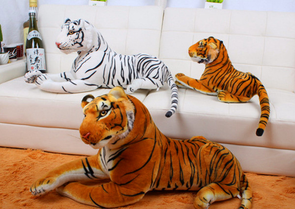 60cm Tiger Animal Plush Doll Cloth Kids Simulation Stuffed Toy - Photo: 1
