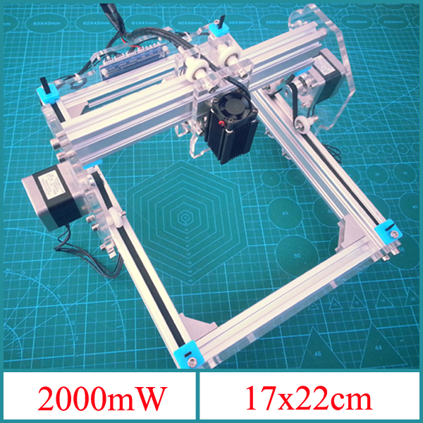 2W A5 22x17cm Laser Engraver Machine 