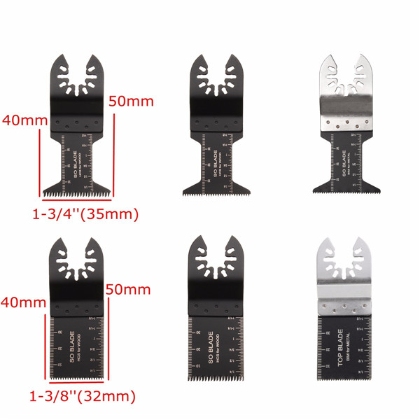 20pcs Oscillating Multi Tool Saw Blades for Fein Multimaster Makita Bosch