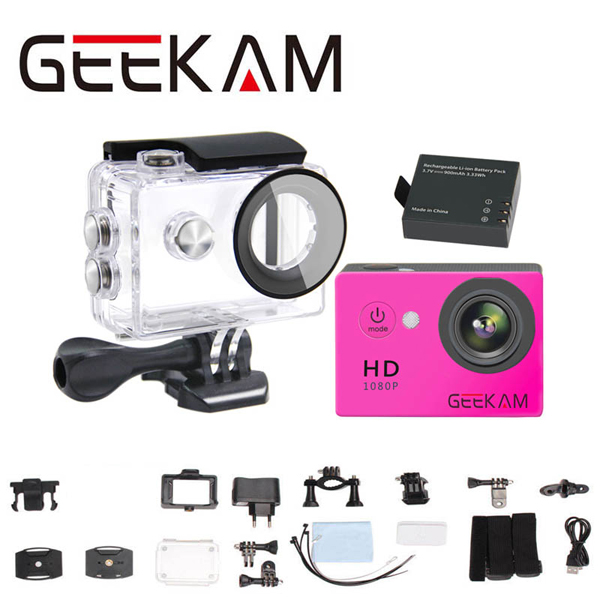

GEEKAM N9 Waterproof WiFi Action Camera Sport DV 1080P Full HD Ultra-Wide Fish-eye Len