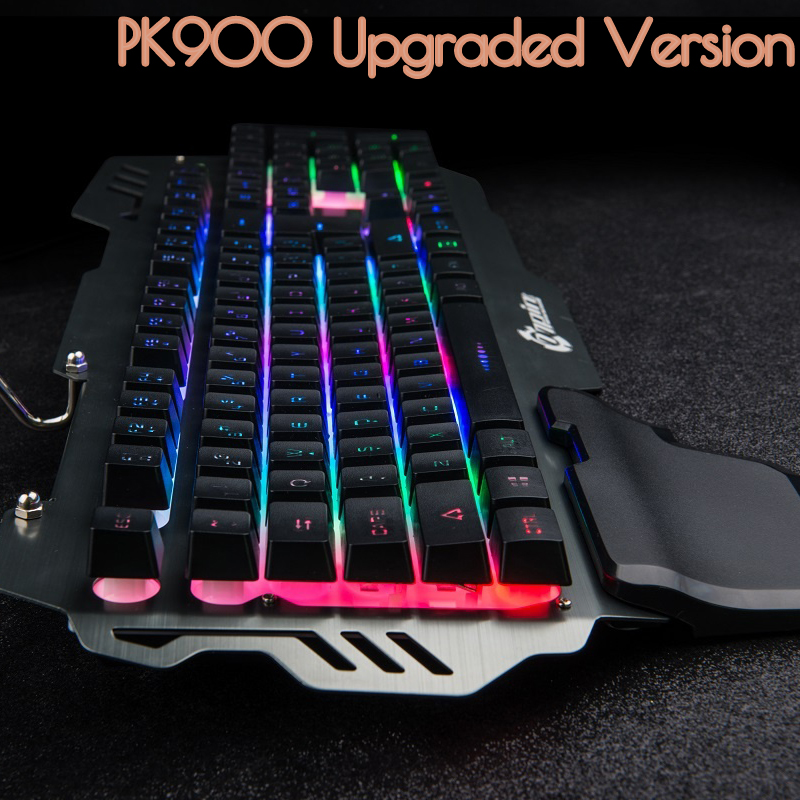 PK-900 104 Keys USB Wired Backlit Mechanical-Handfeel Gaming Keyboard 8