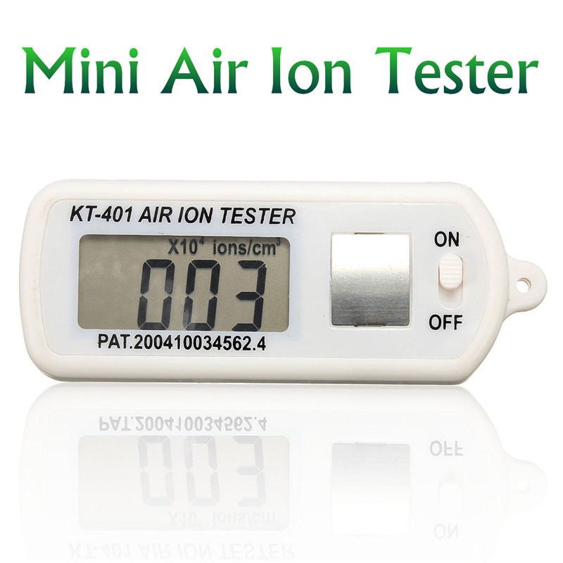 KT-401 Air Ion Tester Counter -Ve Negative Ions With Peak Maximum Hold