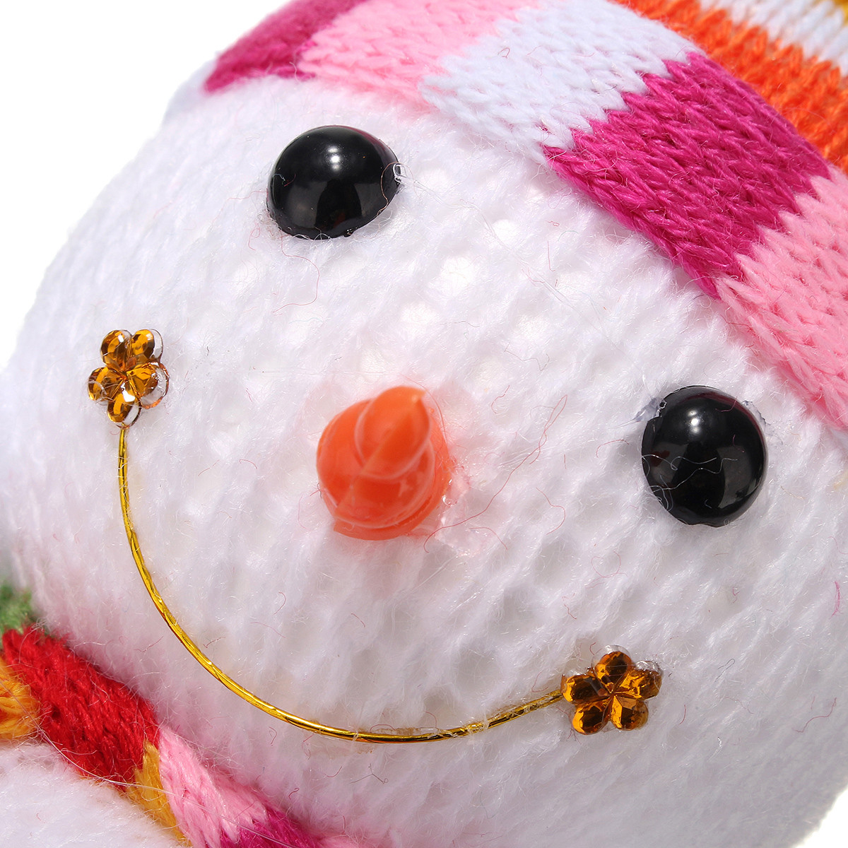 5Pcs Christmas Snowman Doll Xmas Festival Tree Hanging Ornament Decoration Gifts - Photo: 4