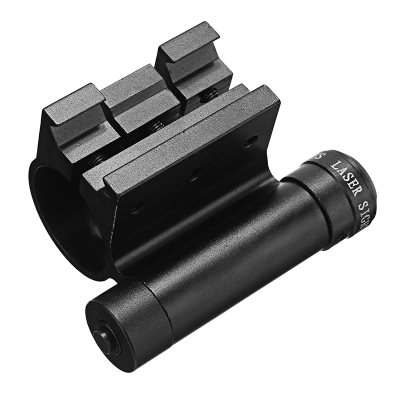 Red Laser Dot Sight Scope 20mm Picatinny Rail with 25mm Flashlight Ring Mount Clamp Holder 16