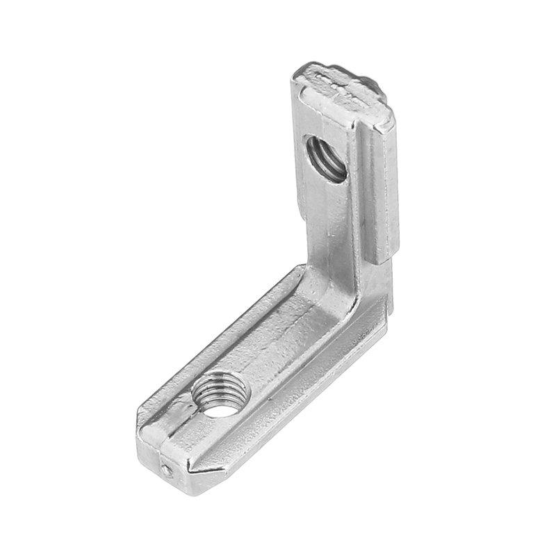 Suleve™ LJ20 5Pcs T Slot L Shape Inside Corner Connector Joint Bracket for 2020 Series Aluminum Profile 21