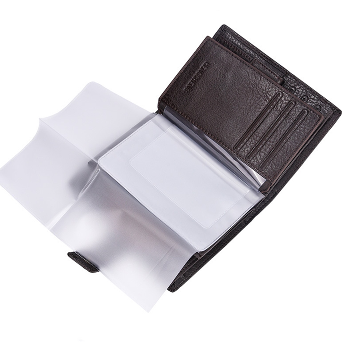Men RFID Blocking PU Leather Wallet Passport Card Holder Money Coin Purse 20
