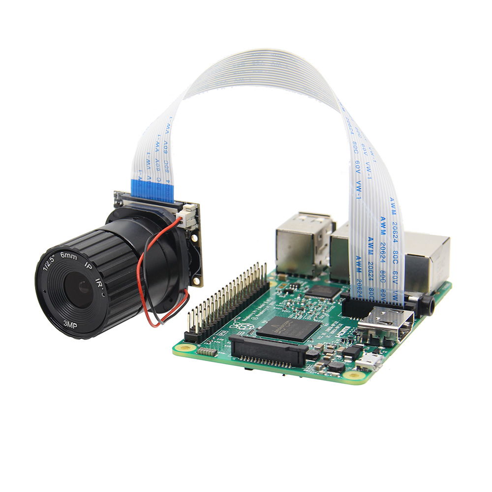 6mm Focal Length Night Vision 5MP NoIR Camera Board With IR-CUT For Raspberry Pi 18