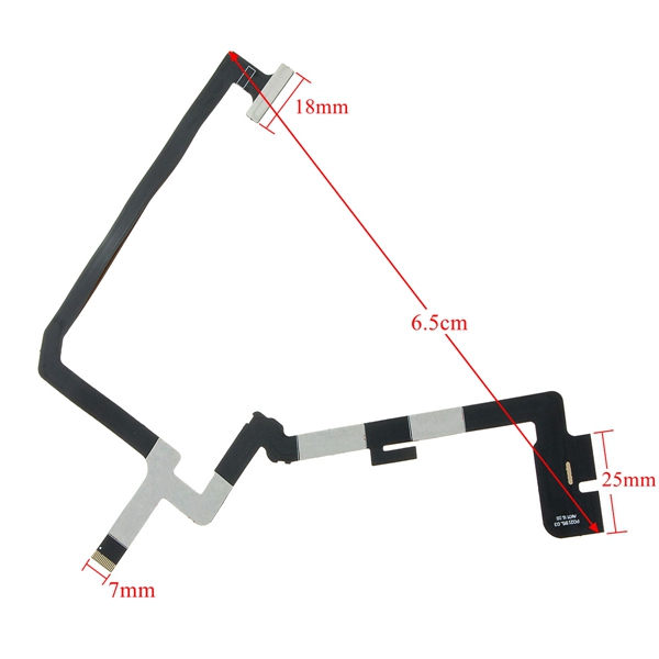 Flexible Gimbal Flat Ribbon Flex Cable + Yaw Bracket for DJI Phantom 4 Pro - Photo: 5