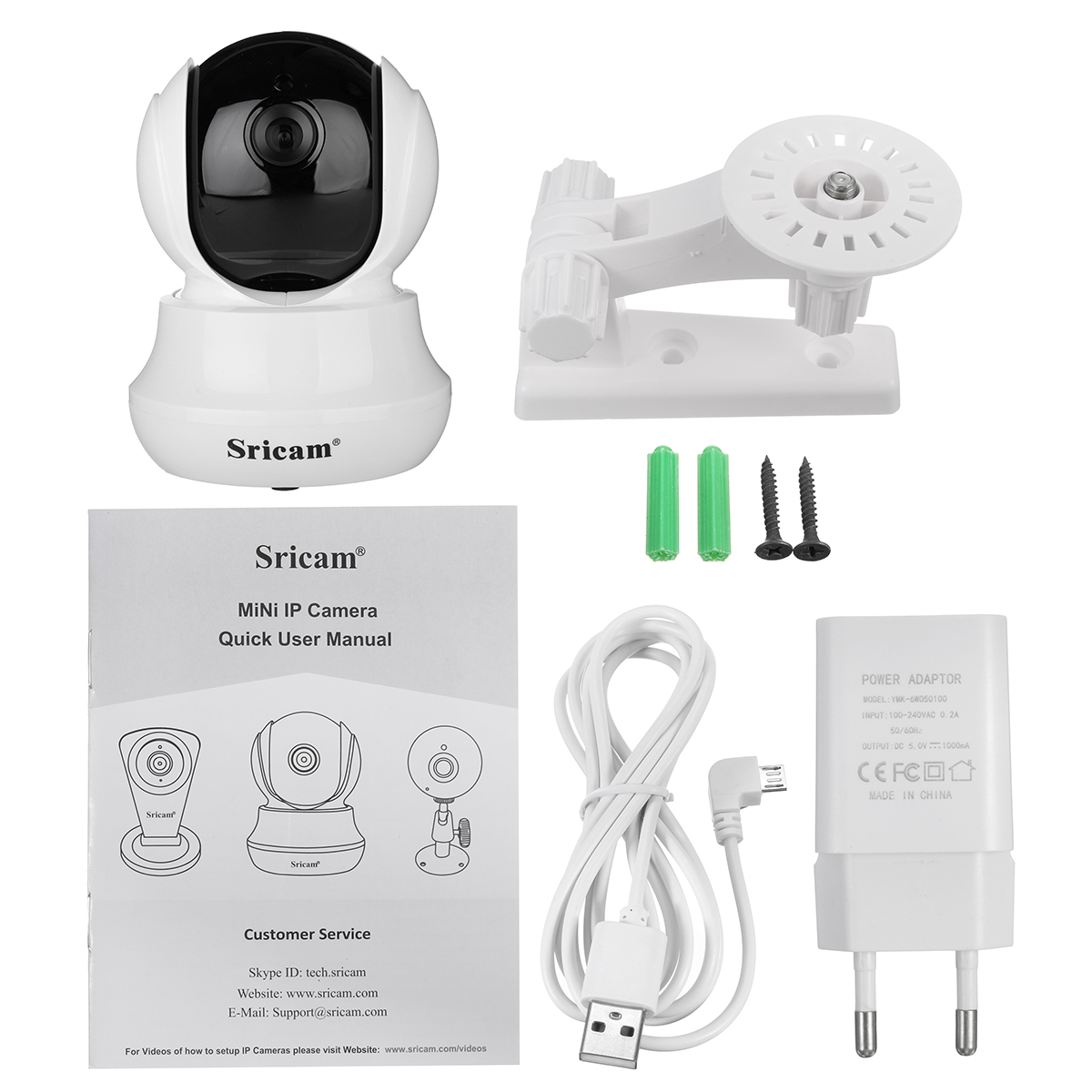 Sricam SP020 Wireless 720P IP Camera Pan&Tilt Home Security PTZ IR Night Vision WiFi Webcam 93