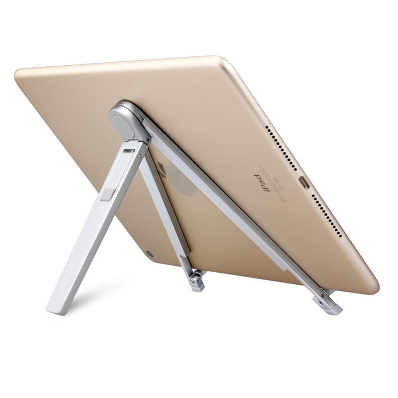 

Foldable Adjustable Metal Desktop Stand Holder Portable Lazy Holder For iPad 7-10 Inch Tablets PC