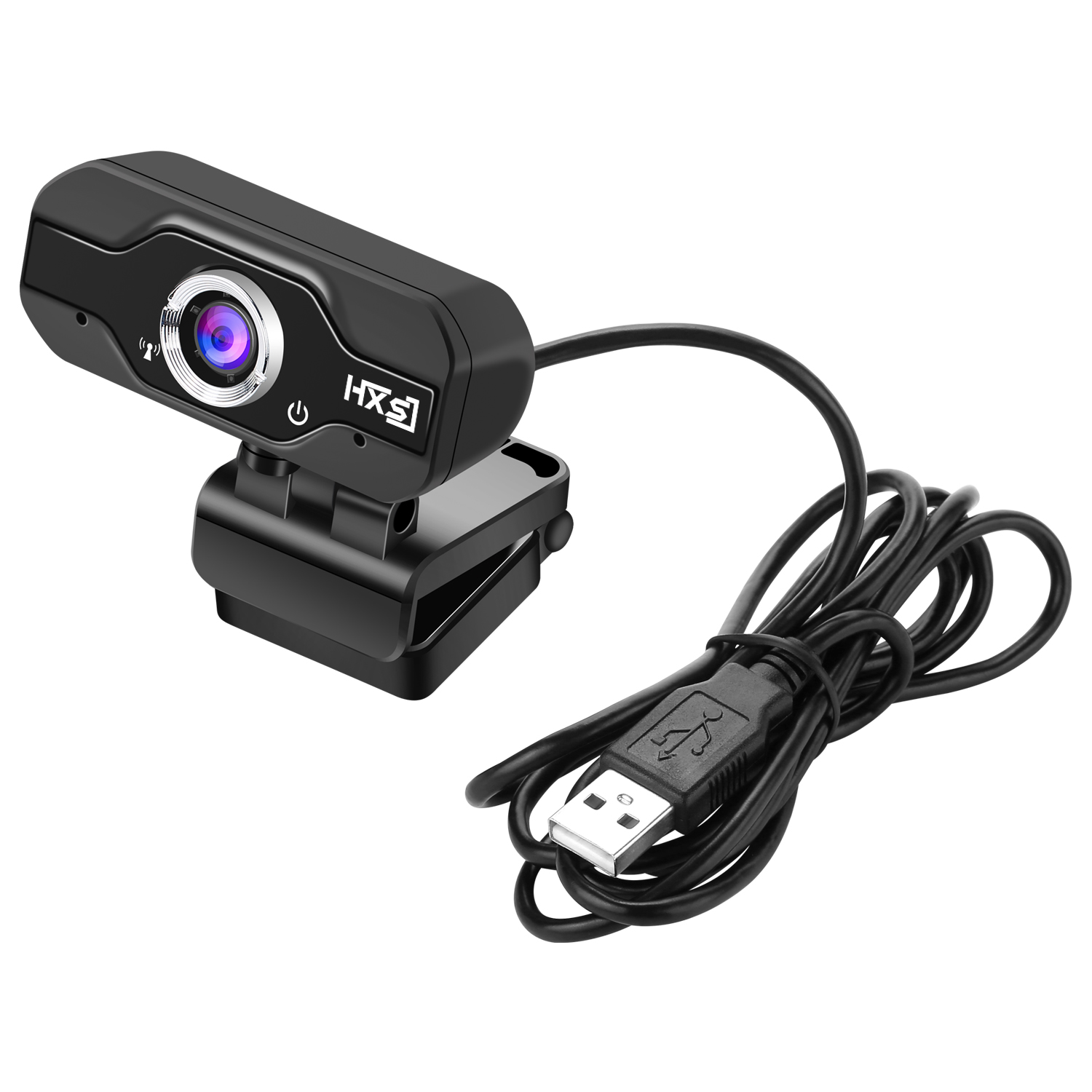 HXSJ HD 720P CMOS Sensor Webcam Built-in Microphone Adjustable Angle for Laptop Desktop 56