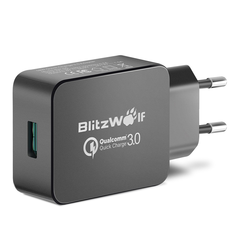 BlitzWolf BW-S5 QC3.0 18W USB Charger EU Adapter