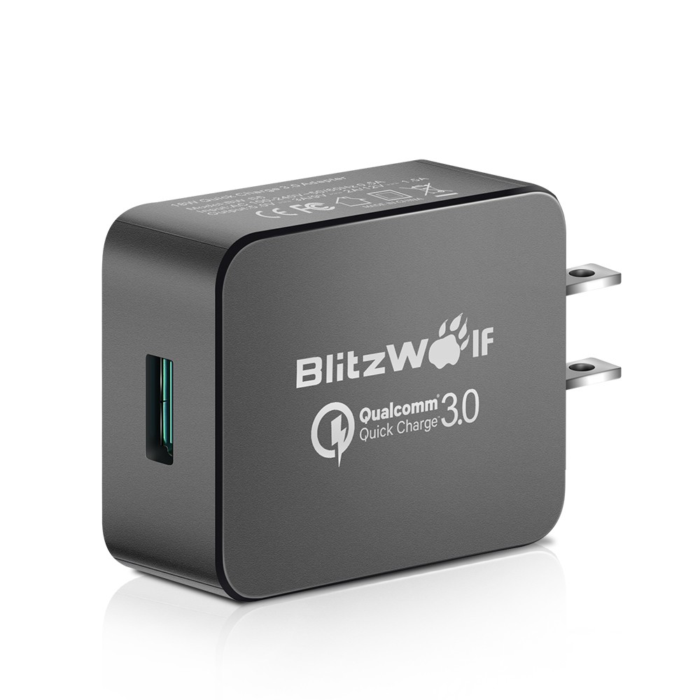BlitzWolf QC3.0 18W USB Charger US Adapter