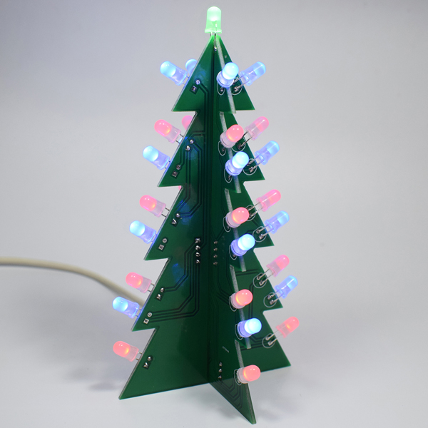 Geekcreit® DIY Star Effect 3D LED Decorative Christmas Tree Kit 23