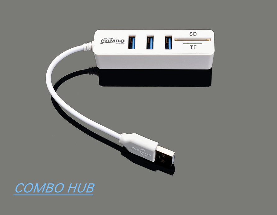 Combo HY-617 Mini USB 2.0 Hub with SD/TF Card Reader Function 42