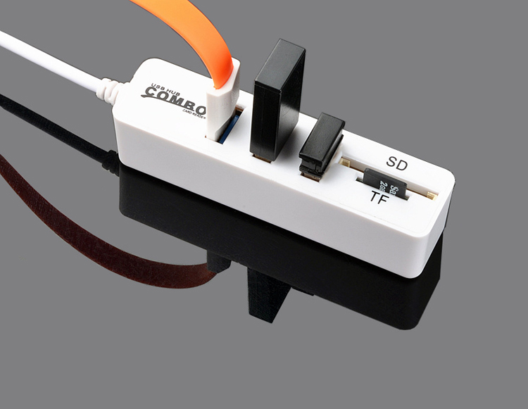 Combo HY-617 Mini USB 2.0 Hub with SD/TF Card Reader Function 44