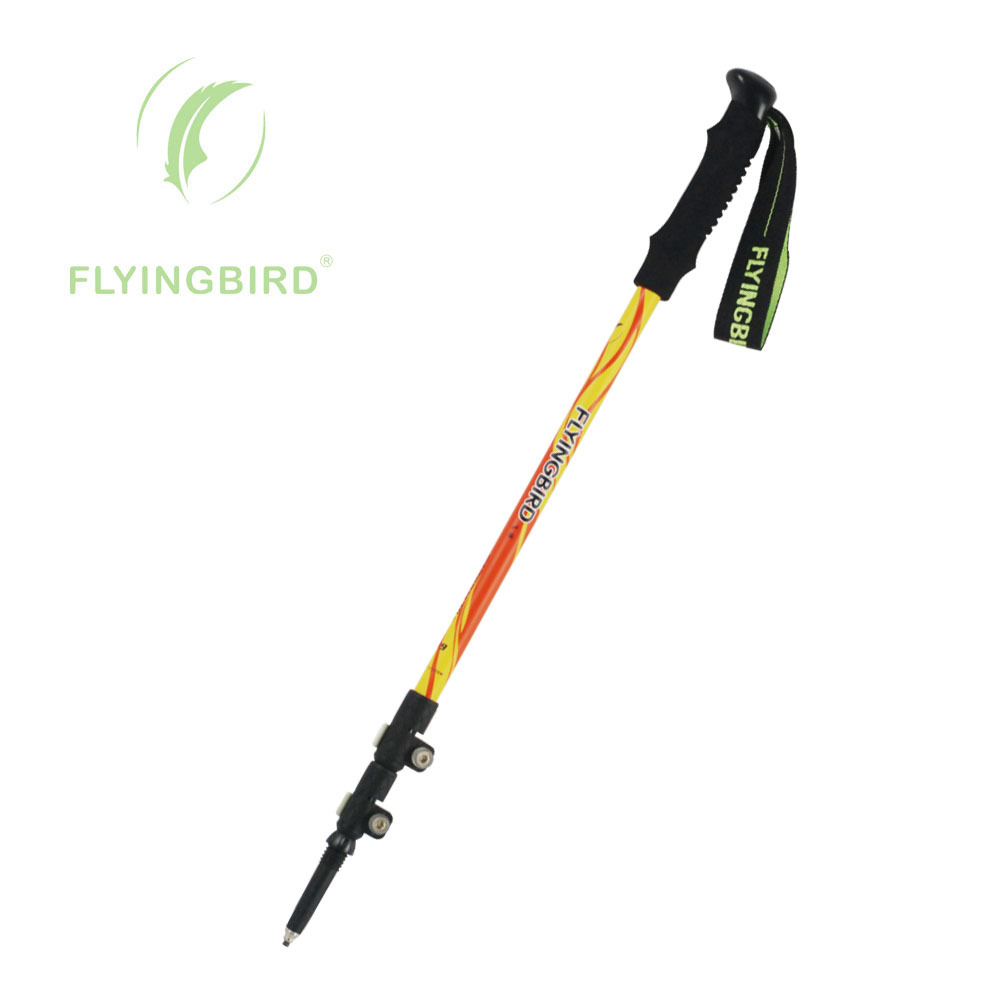 

FLYINGBIRD F89 Carbon Fiber Alpenstocks Ultralight Telescopic Adjustable Lock Climbing Hiking Sticks