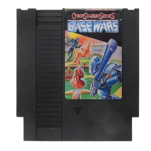 Base Wars 72 Pin 8 Bit Game Card Cartridge for NES Nintendo 76
