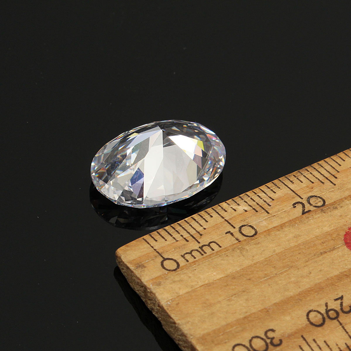 13x18mm Oval White Sapphire DIY Design Jewelry Gem Making Handmade