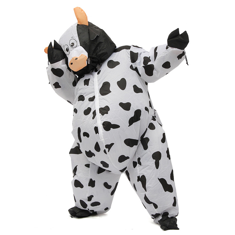 

SUMO Fancy Dress Cosplay Performance Fan Inflatable Cows Toy Costume Suit Christmas Party 170cm