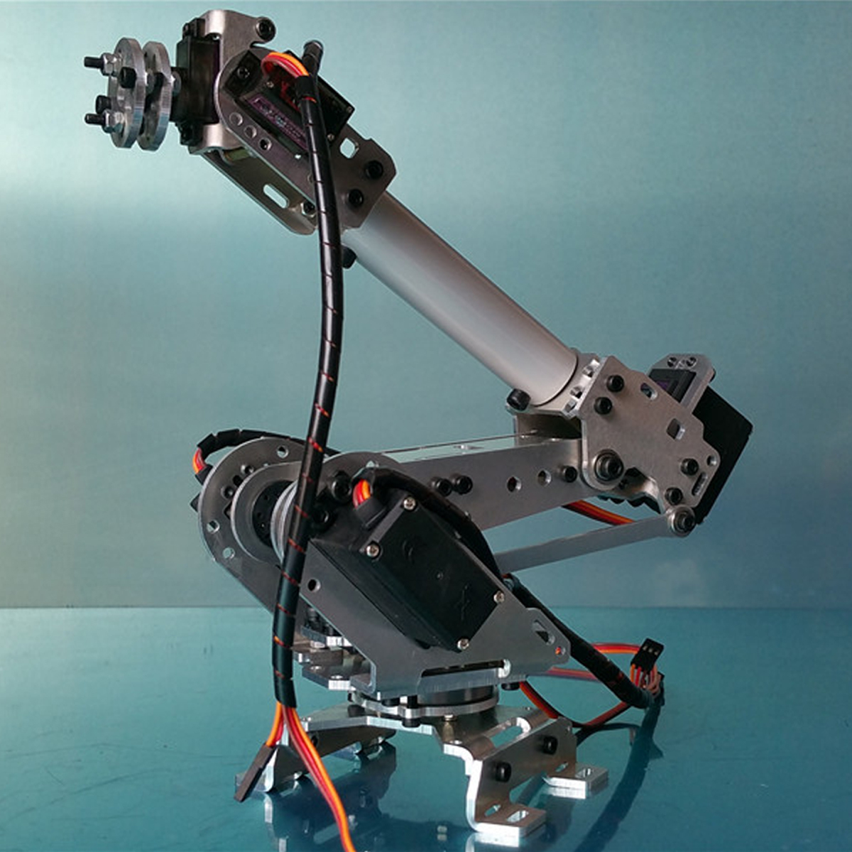 6DOF Mechanical Robot Arm Claw With Servos For Robotics Arduino DIY Kit 6