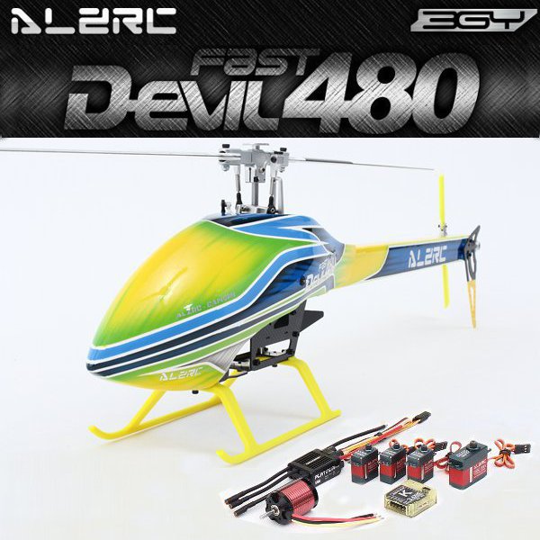 ALZRC Devil 480 FAST SDC/DFC RC Helicopter Super Combo