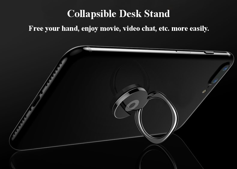 Baseus Universal 360° Adjustable Collapsible Desktop Bracket Ring Holder for iPhone Samsung Xiaomi