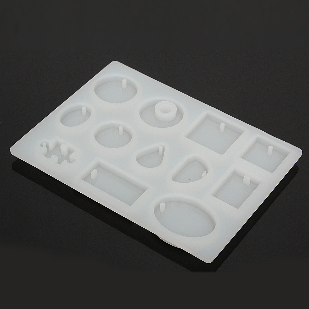 12 Models Silicone Mold Mould Resin DIY Pendant Jewelry Tools Accessories