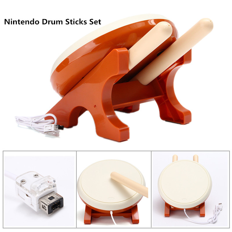 Taiko no Tatsujin Drum Sticks For Nintendo Wii Console Remote Controller Game 7