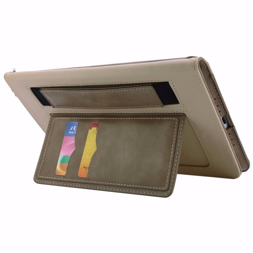 Multifunctional Card Slot Lanyard Leather Case For iPad Mini 4 21