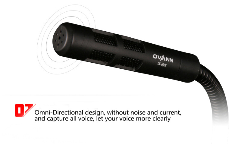 Omni-Directional Condenser Microphone 3.5mm Jack Recording Mic for Video Chat Gaming Meeting 92