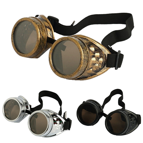 Halloween Cosplay Vintage Steampunk Goggles