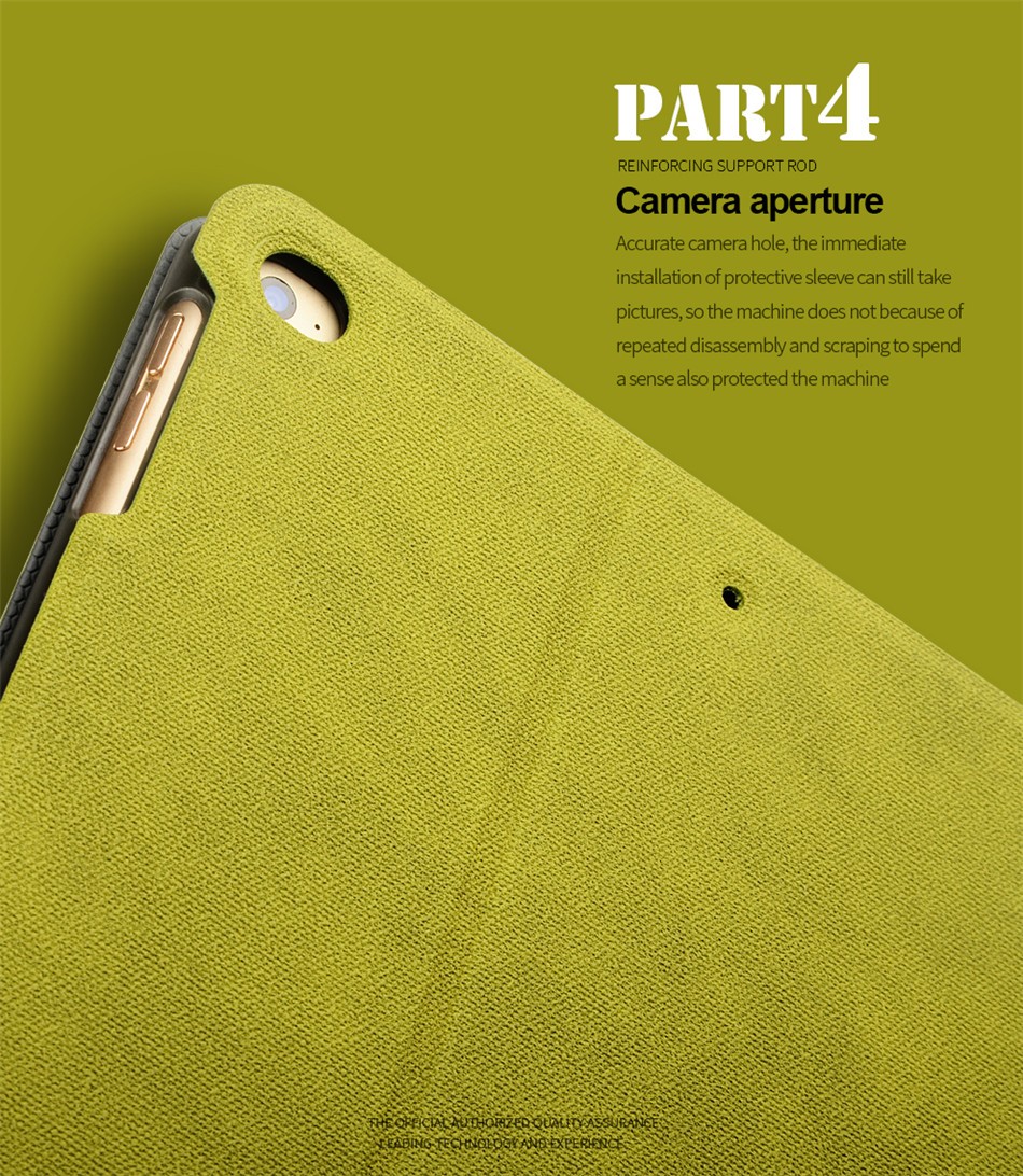 Vintage Smart Sleep Kickstand PU Leather Case For iPad Pro 9.7 Inch 19