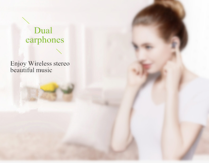 True Wireless QCY Q29 Mini Wireless Bluetooth 4.1 Double Dual Headphone Earphone With Charging Box
