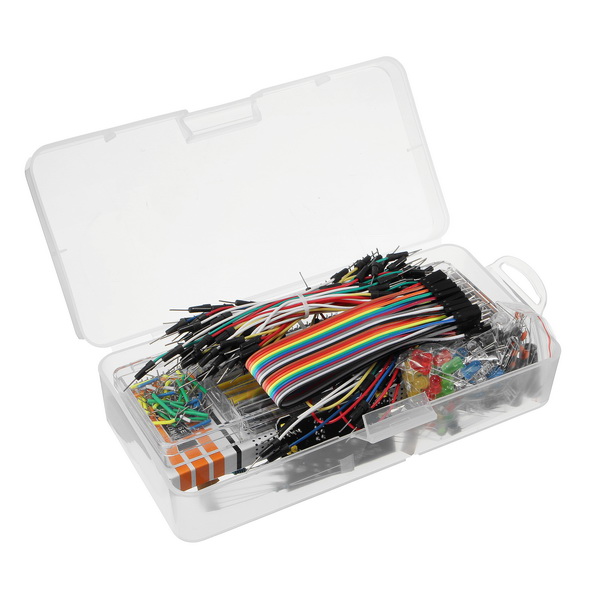 Geekcreit® Power Supply Module 830 Hole Breadboard Resistor Capacitor LED Kit For Arduino Beginner 13