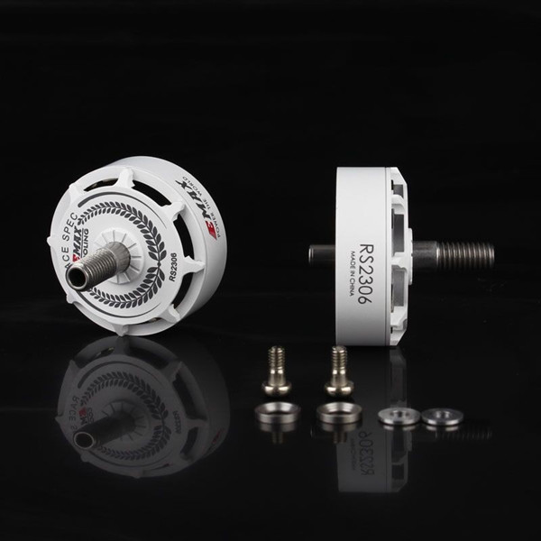2 PC Emax RS2306 Motor Rotor for White Black Edition Spec Racing Motor CW Screw Thread with Screws - Photo: 2