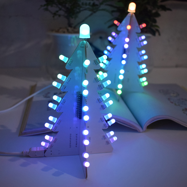 Geekcreit® DIY Light Control Full Color LED Big Size Christmas Tree Tower Kit 65
