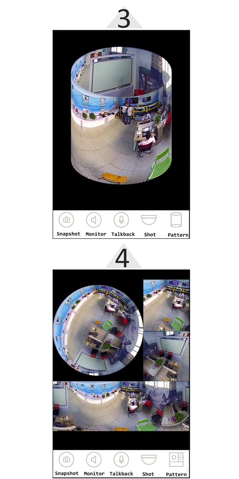 VR 360° 3D Panoramic 960P Fisheye IP Camera Wifi 1.3MP Home Security Surveillance Two Way Talk Audio 56